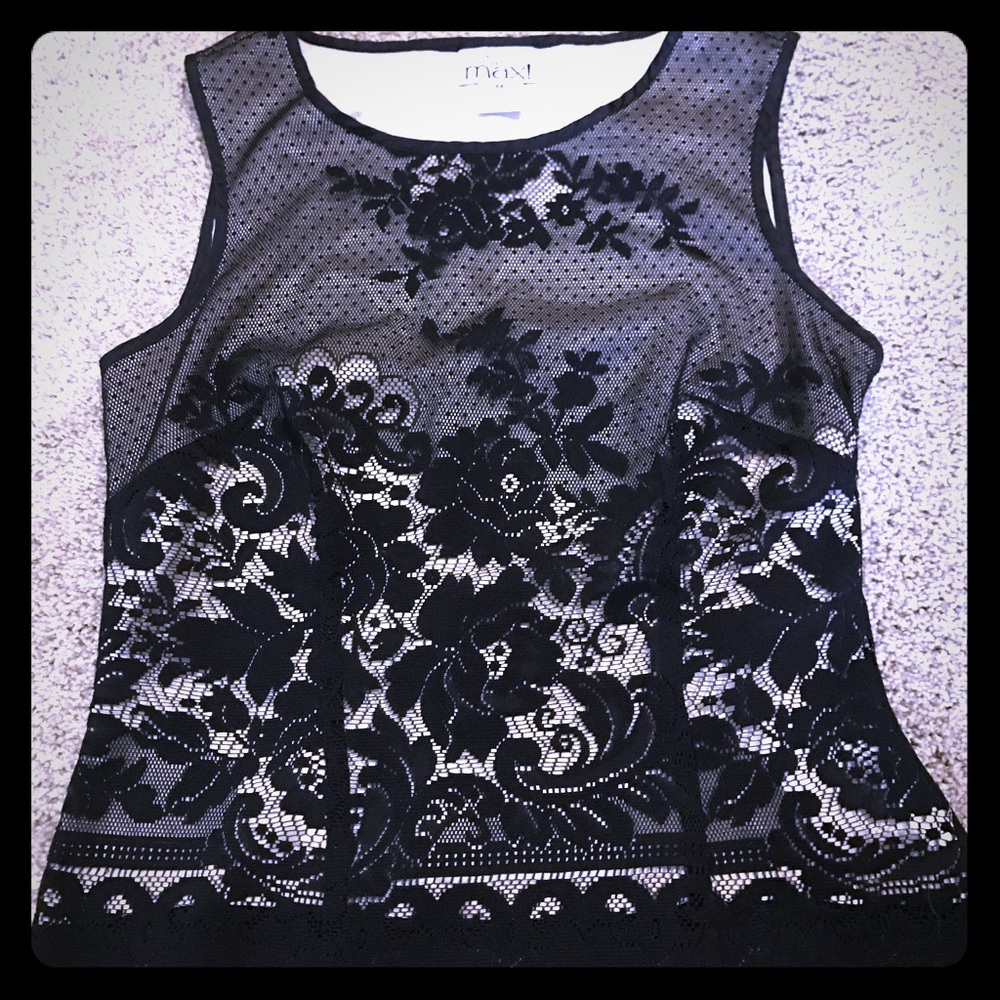 Lacy blank top